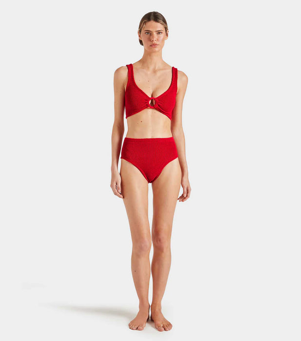 HUNZA G NADINE RED BIKINI