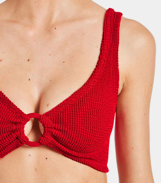 HUNZA G NADINE RED BIKINI