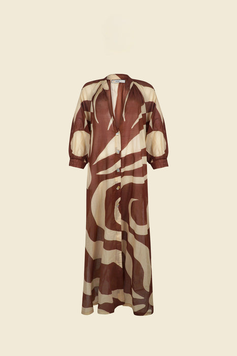 LA PLAGE SUMBA RAY BROWN COVERUP