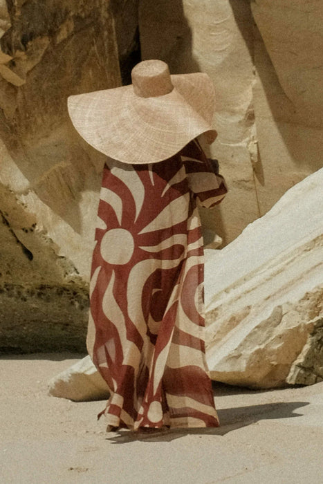 LA PLAGE SUMBA RAY BROWN COVERUP