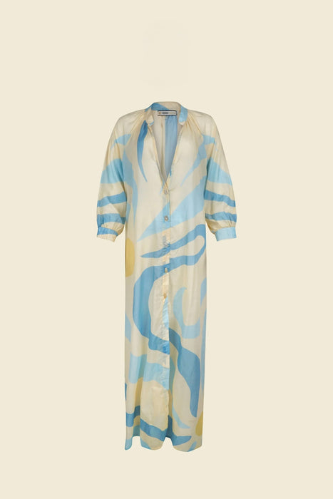 LA PLAGE SUMBA RAY BLUE COVERUP