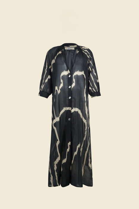 LA PLAGE SUMBA BLACK COVERUP
