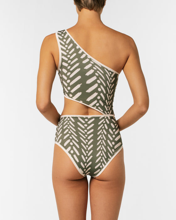 RAISA GREEN LINE ONE PIECE