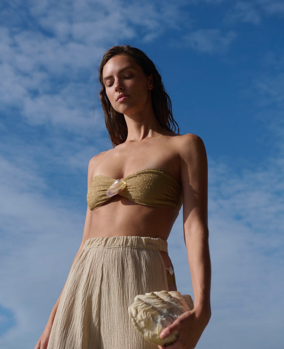 CANELA/VICHY DORE BIKINI