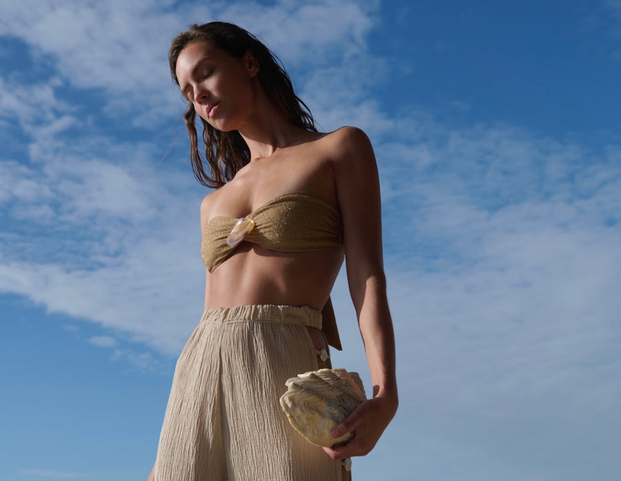 CANELA/VICHY DORE BIKINI