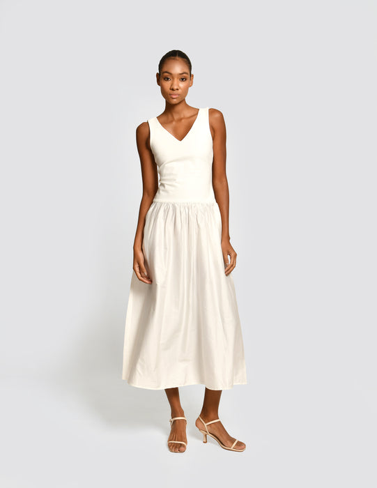 FLAVIA IVORY DRESS
