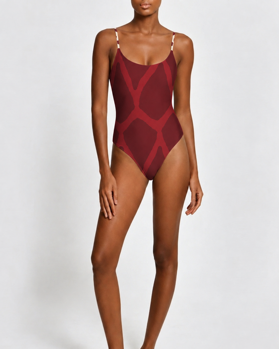 MILA BIG MOLLIS RED ONE PIECE