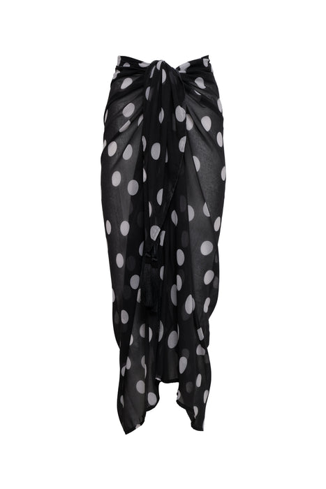 TAYLOR BLACK DOTS PAREO