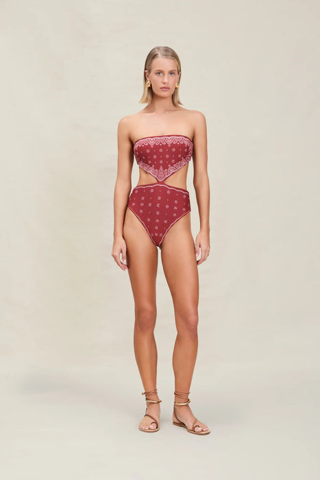 REBECCA MERLOT ONE PIECE