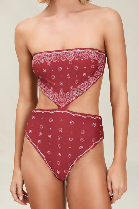 REBECCA MERLOT ONE PIECE