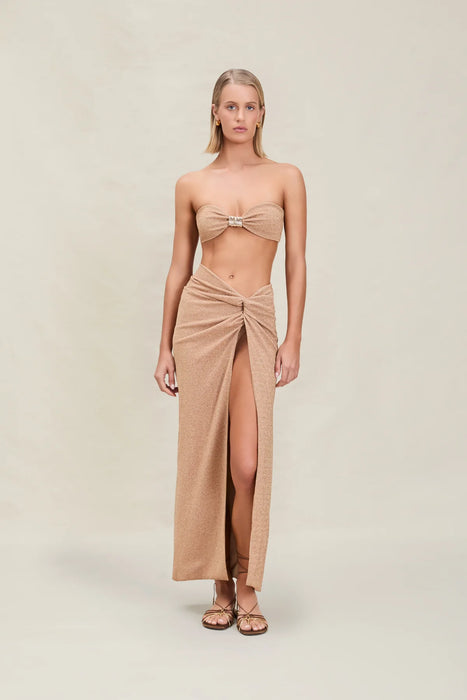 GWEN GOLD SHIMMER SKIRT