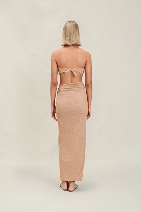GWEN GOLD SHIMMER SKIRT