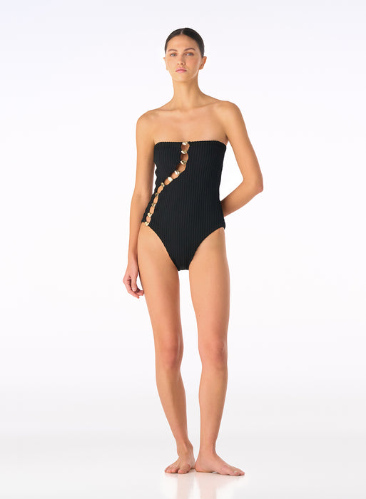 LAVA SHELL BLACK ONE PIECE