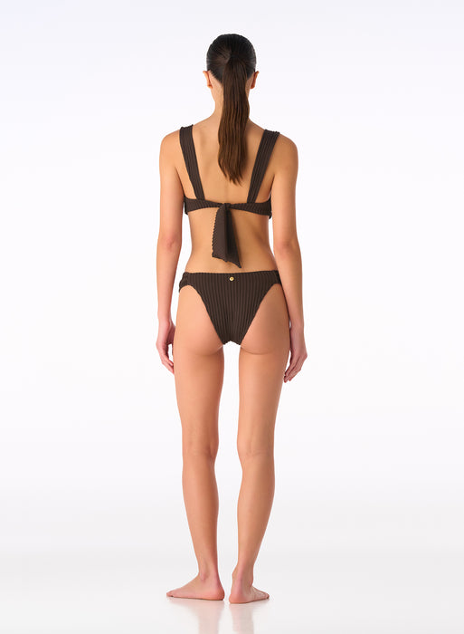 RAFAELA/VICHY SHELL CHOCOLATE BIKINI