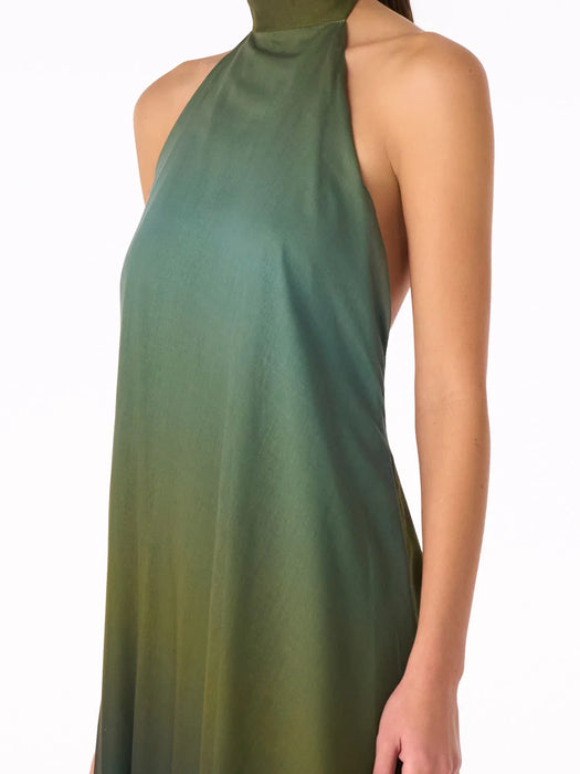 MIEL OMBRE GREEN DRESS