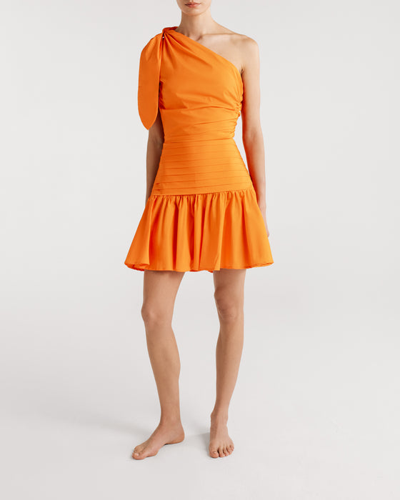 TITI/SYLVIA ORANGE SKIRT SET