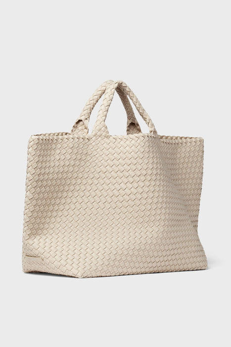 NAGHEDI ST. BARTHS LARGE TOTE ECRU