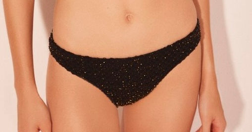 AGUA DE COCO BLACK LUREX BIKINI