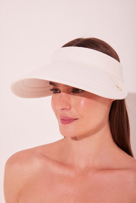 AGUA DE COCO CLASSIC WHITE VISOR