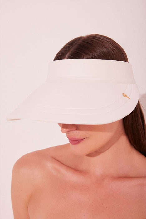 AGUA DE COCO CLASSIC WHITE VISOR