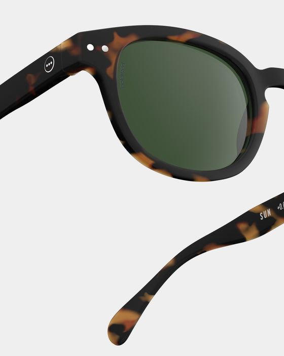 C TORTOISE POLARIZED SUNGLASSES