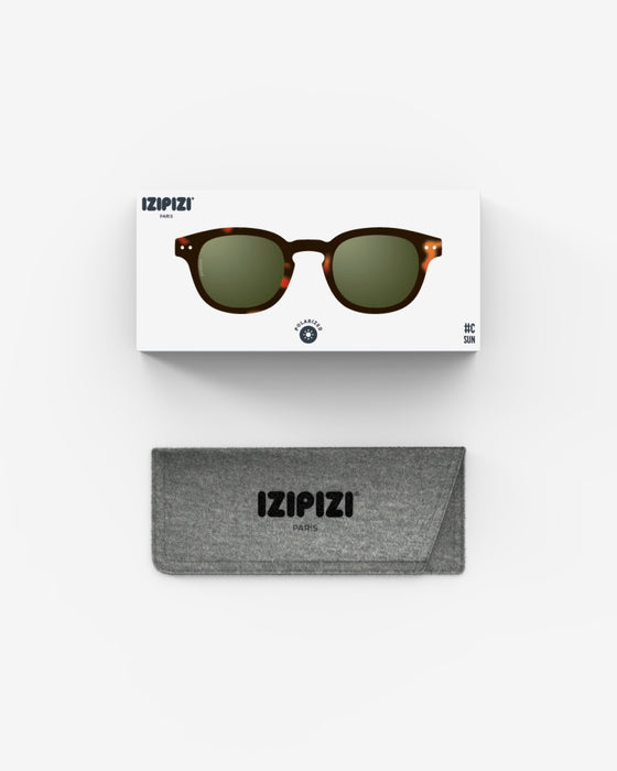 C TORTOISE POLARIZED SUNGLASSES