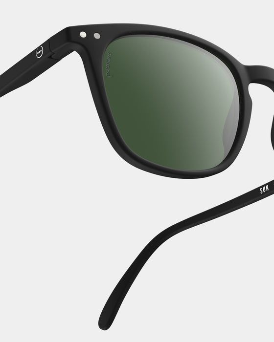 E BLACK POLARIZED SUNGLASSES