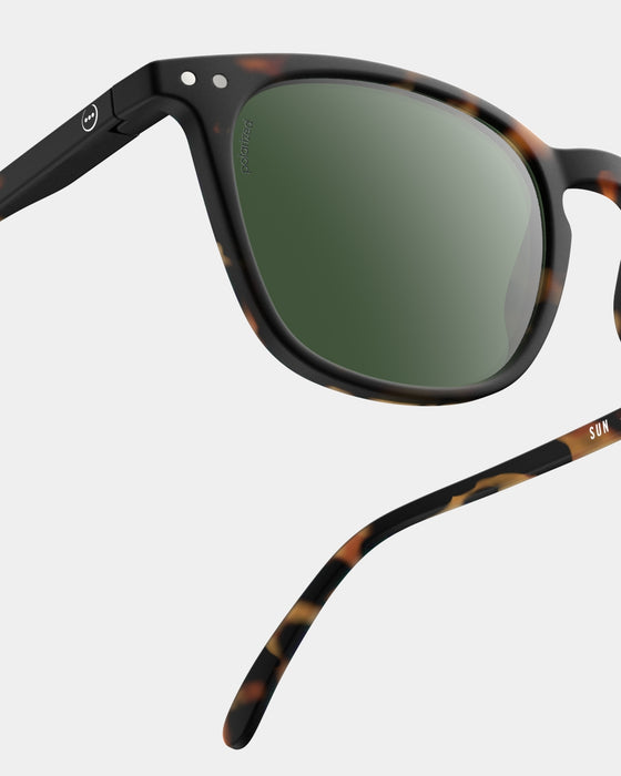 E TORTOISE POLARIZED SUNGLASSES