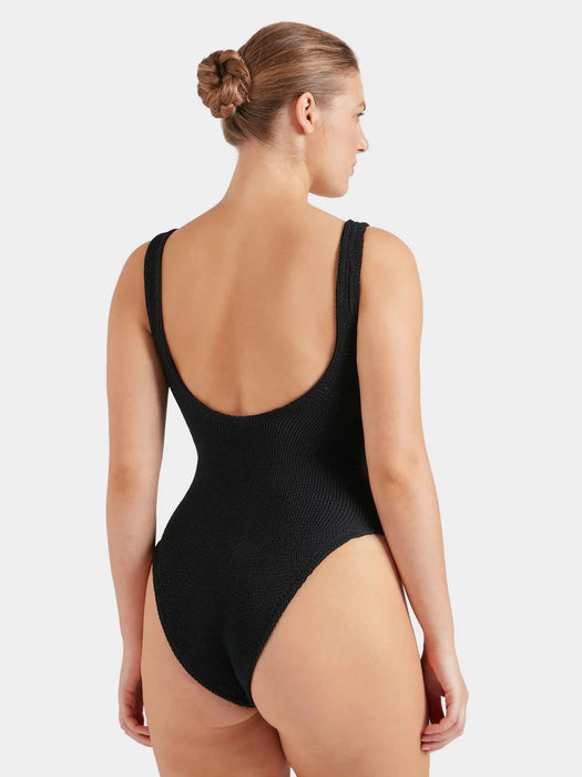HUNZA G CELINE BLACK ONE PIECE