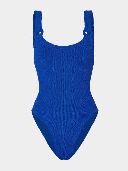 HUNZA G DOMINO ROYAL BLUE ONE PIECE