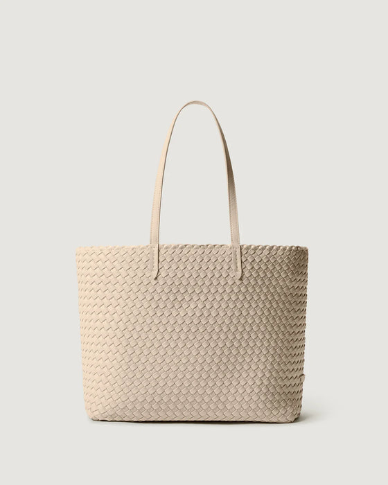 NAGHEDI JET SETTER SMALL ECRU TOTE