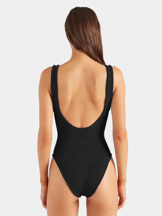 HUNZA G SADIE BLACK ONE PIECE