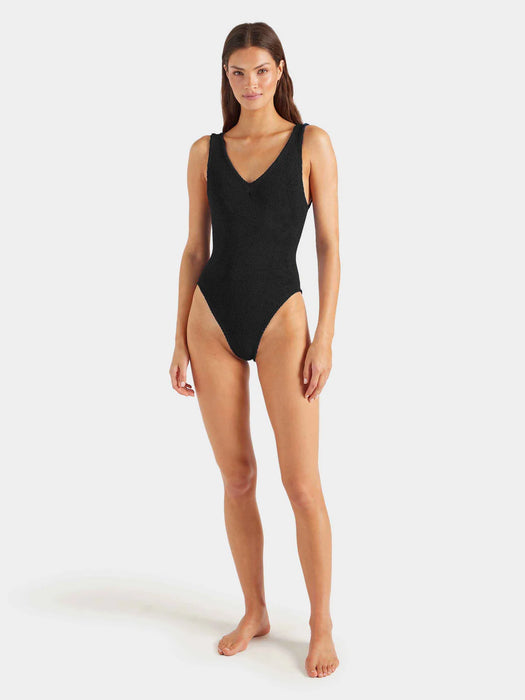 HUNZA G SADIE BLACK ONE PIECE
