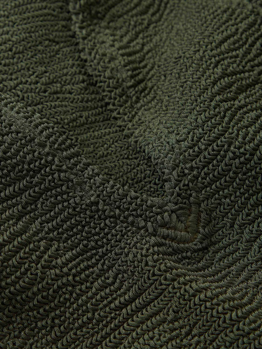 HUNZA G SADIE METALLIC KHAKI ONE PIECE