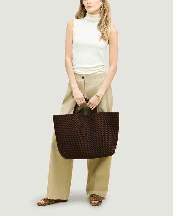 NAGHEDI ST. BARTHS LARGE TOTE MOCHA