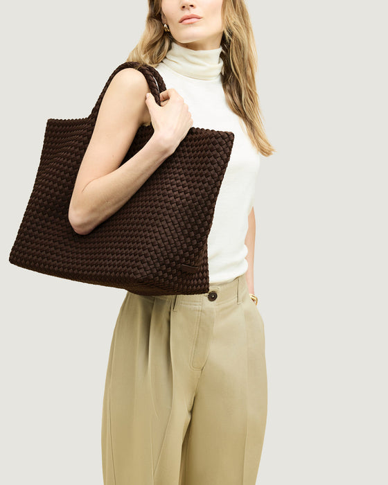 NAGHEDI ST. BARTHS LARGE TOTE MOCHA
