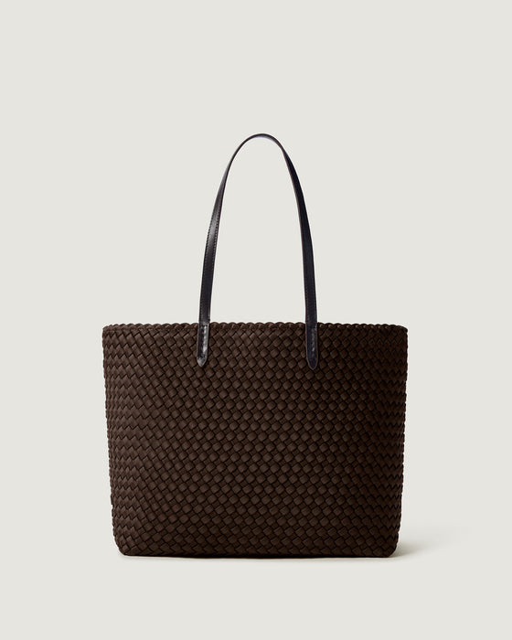 NAGHEDI JET SETTER SMALL MOCHA TOTE
