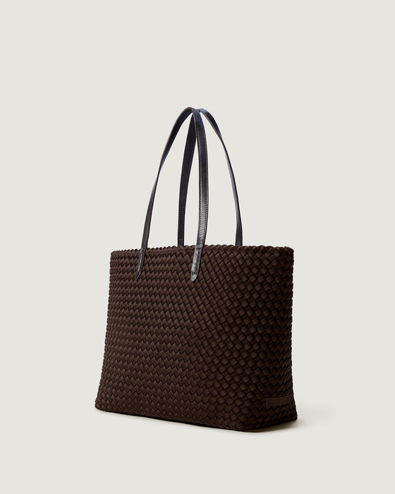 NAGHEDI JET SETTER SMALL MOCHA TOTE