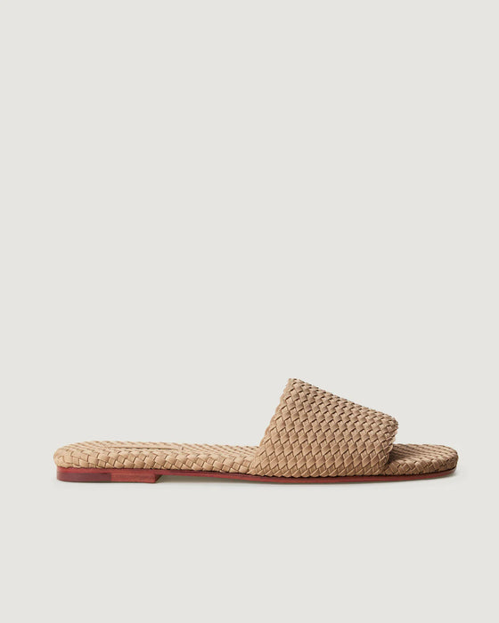 NAGHEDI ST. BARTHS CAMEL SLIDES