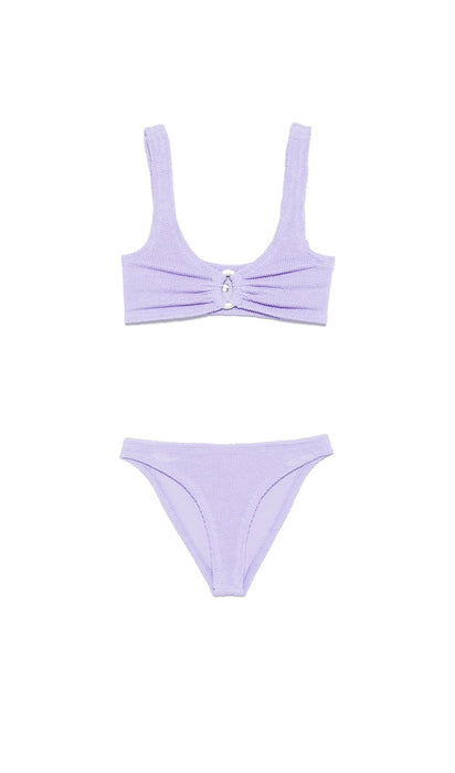HUNZA G JULIA LILAC BIKINI