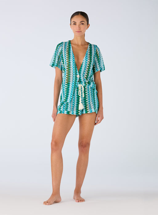BLANCO/NAIR AURA SHORT SET