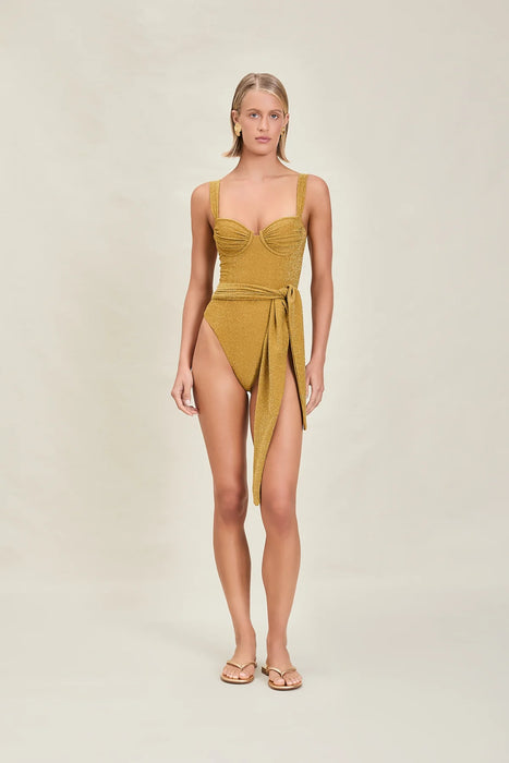 STEPHANIE HONEYCOMB ONE PIECE