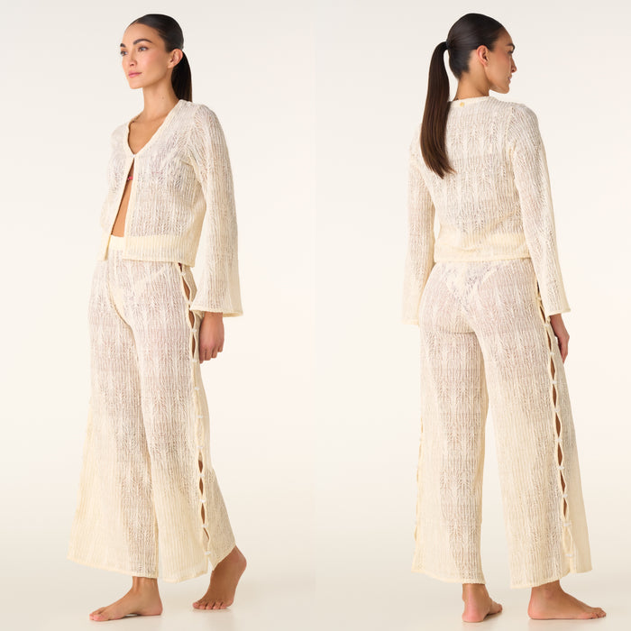 TALIA/FEDERICA GARDENIA PANT SET