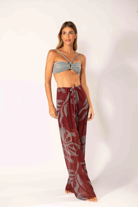 TULLE GRAY/VIOLETE PANTS