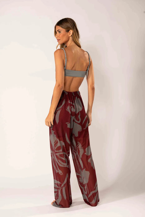 TULLE GRAY/VIOLETE PANTS