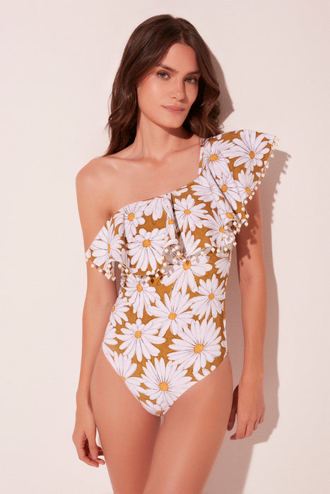 AGUA DE COCO ONE SHOULDER ONE PIECE