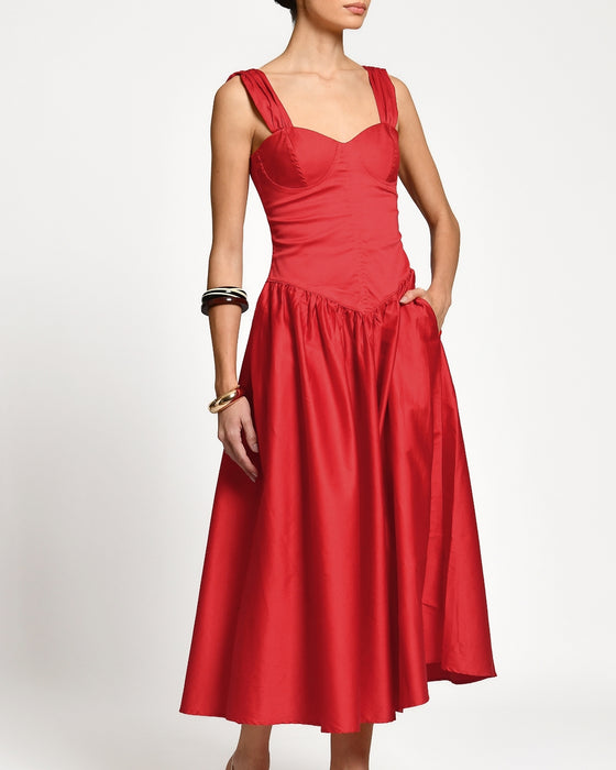 EMMITA RED DRESS