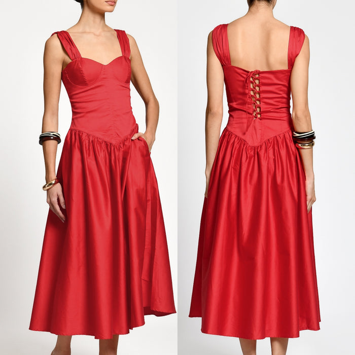 EMMITA RED DRESS