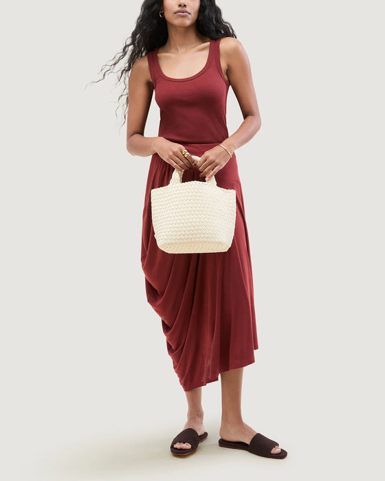 NAGHEDI ST. BARTHS SMALL TOTE SALT