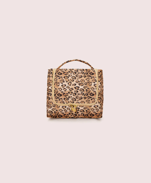 HANGING LEOPARD TOILETRY BAG